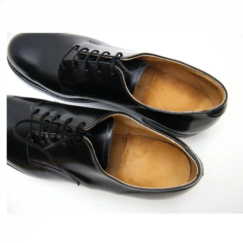 Craddock-Terry Mens US Military Dress Shoes Black Leather Oxford 13.5 R 1989